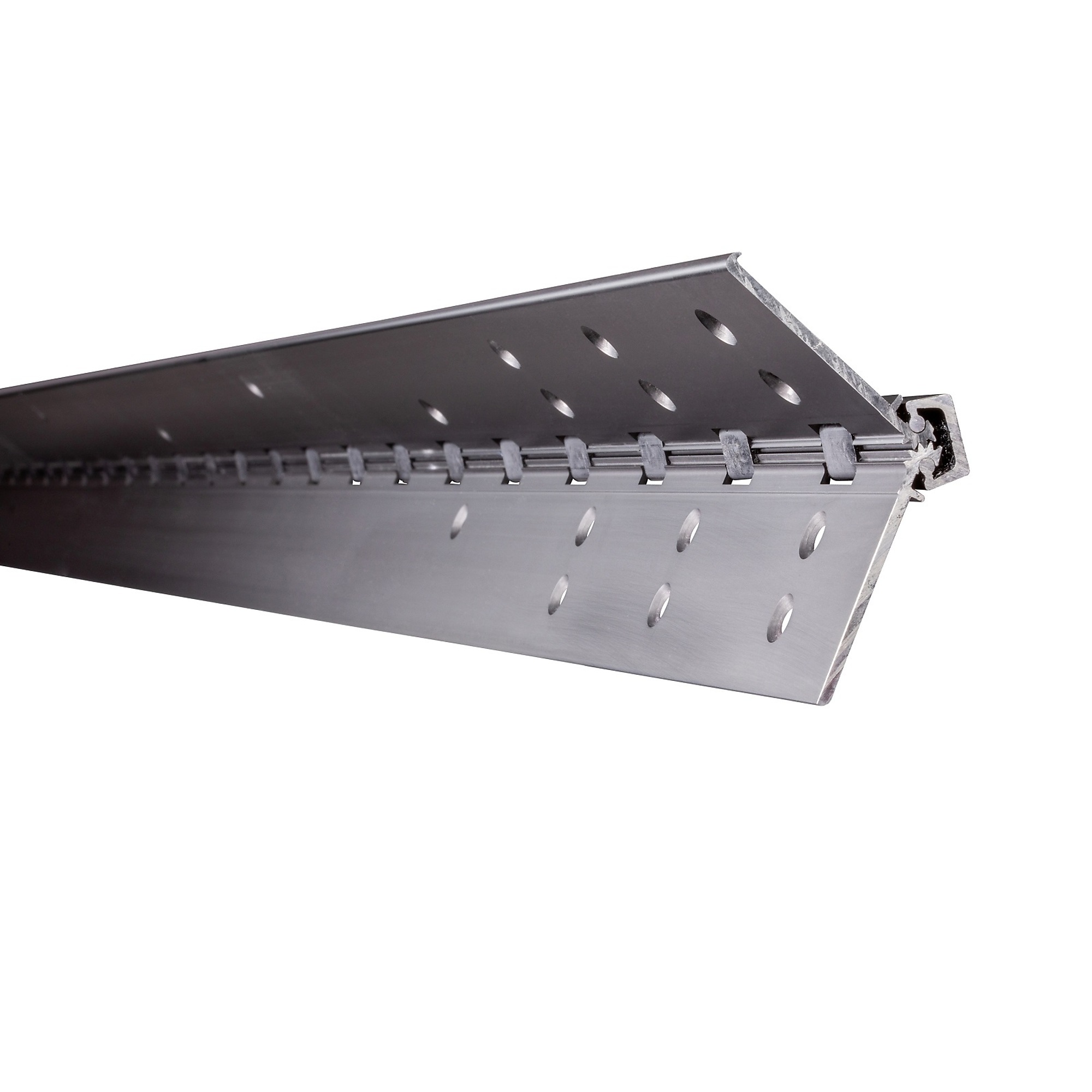 Global Door Controls Heavy-Duty Full Mortise Continuous Door Hinge — 83in. Length, Duronodic, Model# THY-1183CFMHD-DU